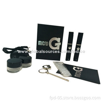 Micro G pen electronic cigarette starter kits with gift box